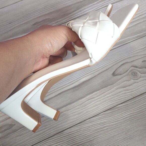 (85-1459)  Coutgo Heeled Sandal Backless Strappy Open Toe Sz 7.5 - Picture 6 of 9